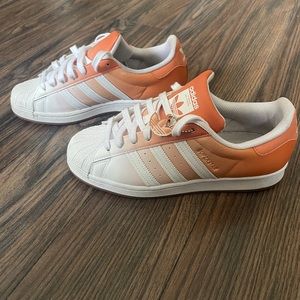 Adidas Superstar Orange and White